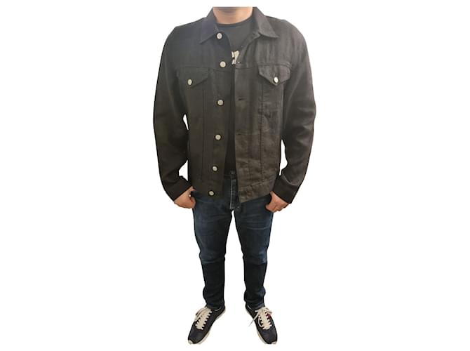Givenchy Linen shirt jacket Black  ref.762682