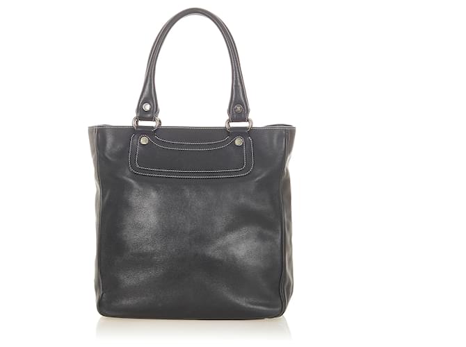 Céline Celine Black Boogie Leather Tote Bag Pony-style calfskin  ref.762709