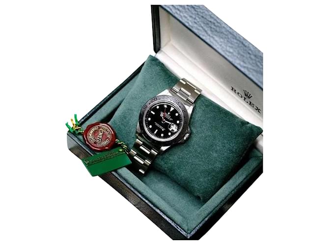 Rolex Mens  Explorer Ii 16570 Ss Black Dial 40mm Watch With Original Box & Papers Metal  ref.762898