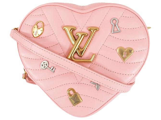 louis vuitton pink heart purse in 2023