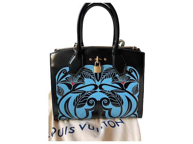 Louis Vuitton City Steamer Anachronism Cuir Noir  ref.763205