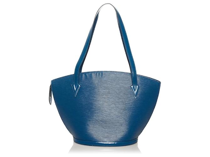 Louis Vuitton Saint Jacques Blue Leather  ref.763585