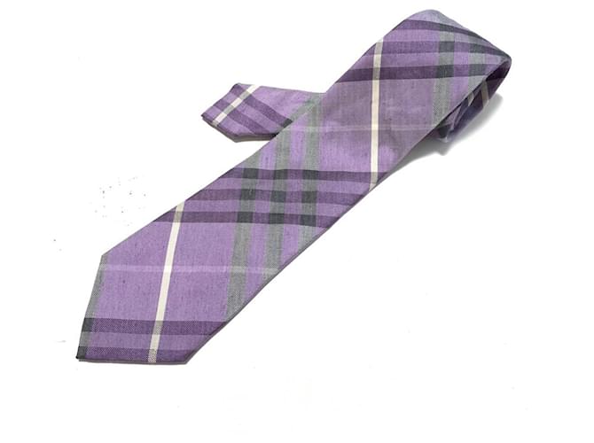 BURBERRY Purple Silk  ref.763769