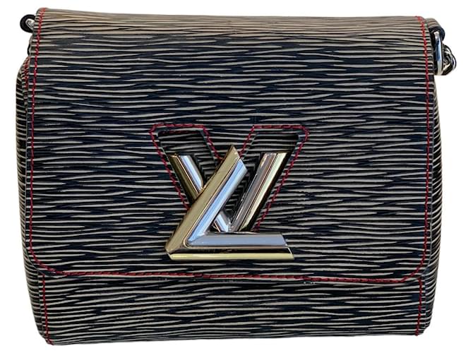 Louis Vuitton Black/Gold Leather Twist PM Handbag Limited Edition