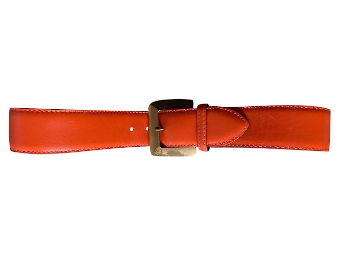 Kenzo Ledergürtel Orange 