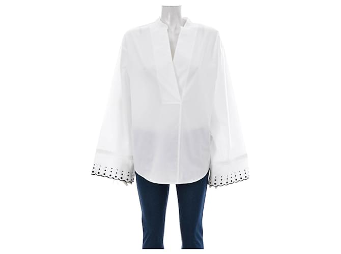 See by Chloé Top Bianco Cotone  ref.763877