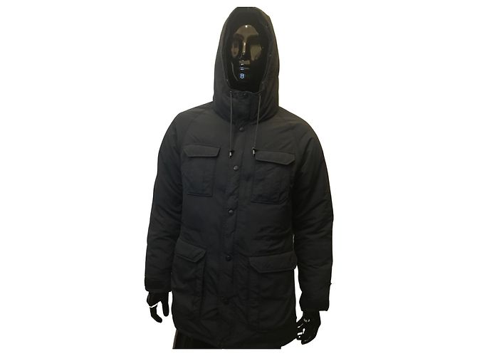 Levi's Daunenjacke mit Kapuze Schwarz