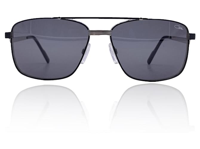 Autre Marque Black Metal Aviator Sunglasses Mod. 9101 002 63/16 140 MM  ref.763894