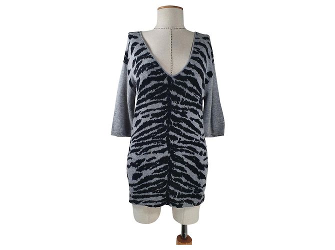 Autre Marque Pull en cachemire gris