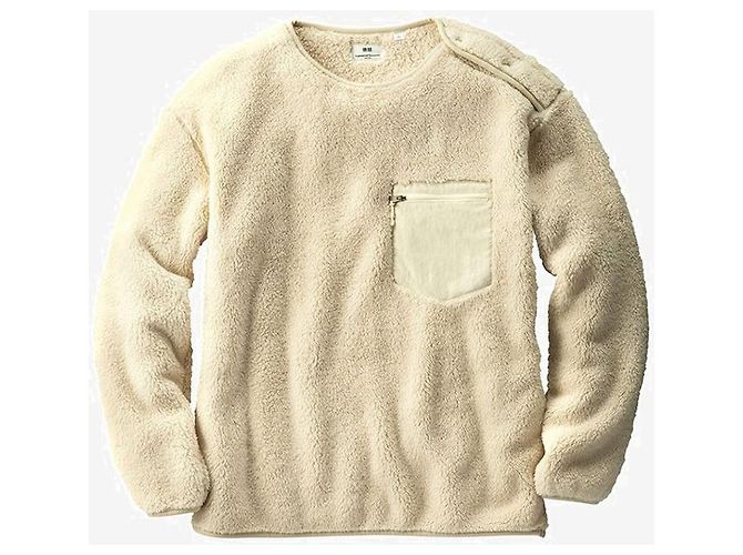 Autre Marque Engineered Garments x Uniqlo Fleece Sweatshirt Creme M Roh