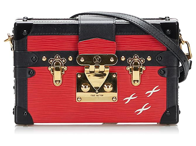 Louis Vuitton Red Epi Petit Malle Leather  ref.763983
