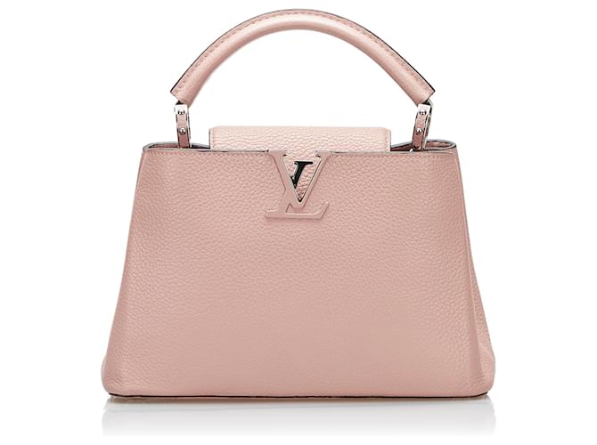 Louis Vuitton Pink Taurillon Capucines BB Rosa Cuero Becerro  ref.763999