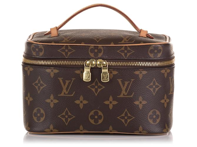 Louis Vuitton Monogram Mini Nice Vanity Case - Brown Cosmetic Bags