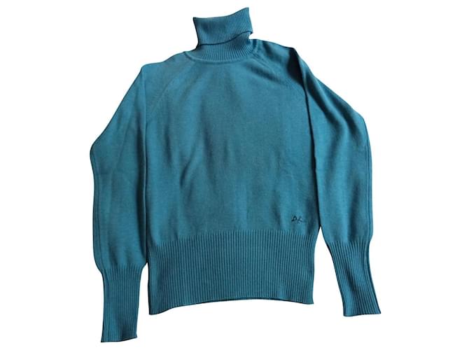 Autre Marque Thomas Burberry Turquoise Wool  ref.764276