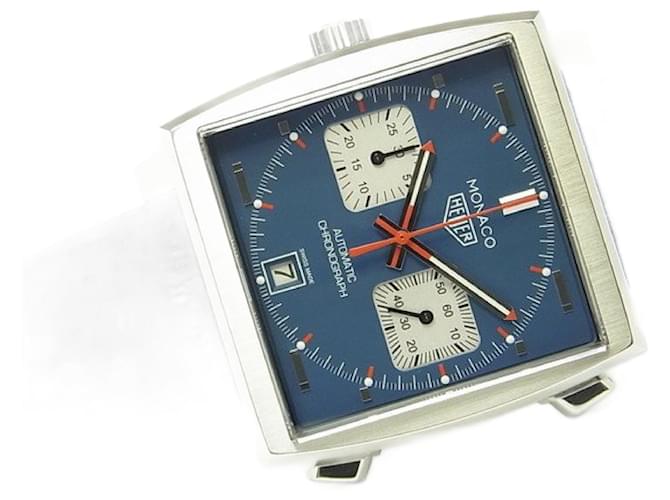 TAG HEUER Monaco Calibre11 Chronograph Ref.Caw211P.FC6356 '22 purchased Mens Silvery Steel  ref.764405
