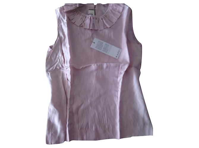 Marni Top, tank top, camiseta, t-shirt, tee-shirt, pink size 40 it Rosa Viscosa  ref.764447