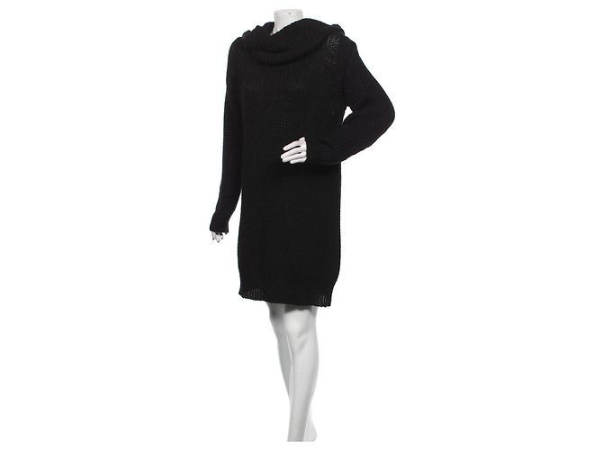 Filippa K Schwarzes Wollkleid L