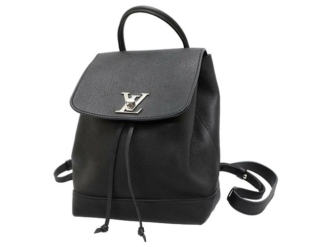 Twist Louis Vuitton Black LockMe Backpack