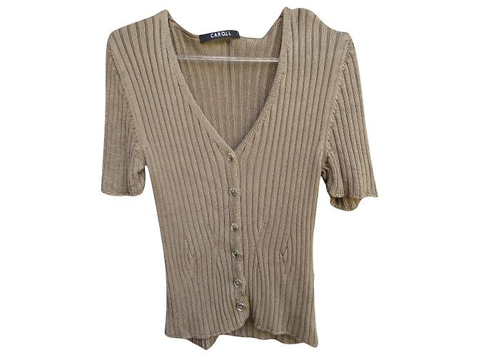 ärmellose Weste Caroll t 46 Taupe