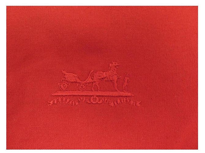 Hermès DECKE DECKE WENDEDECKE BAUMWOLLE ROT DECKE DECKE DECKE