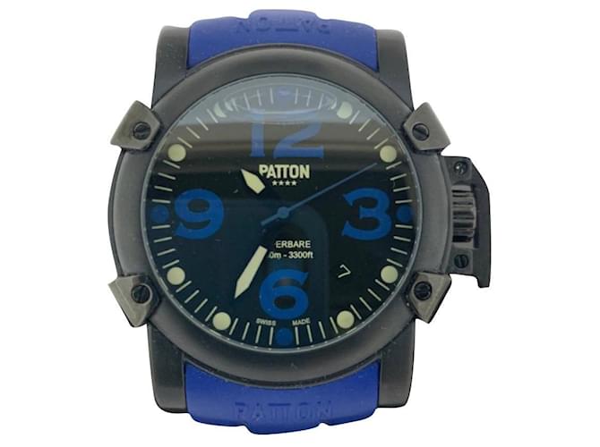 Autre Marque Novo relógio hiperbárico PATTON NOVO PREÇO 1360€ Azul marinho Aço  ref.764721