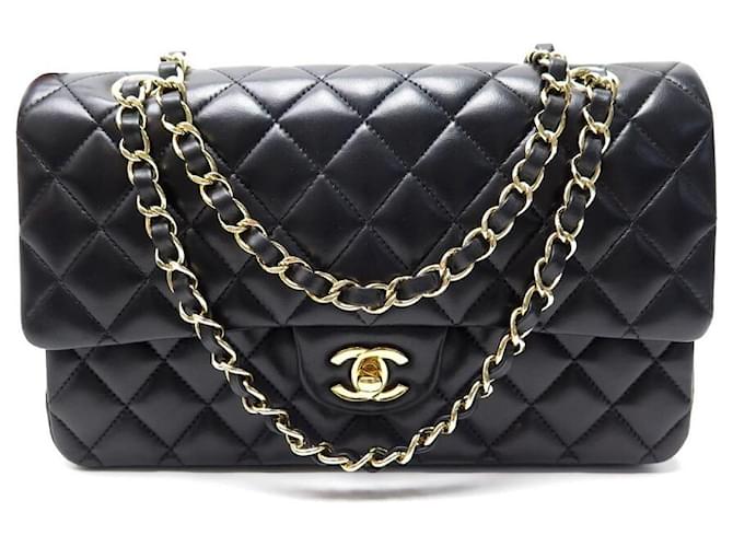 CHANEL TIMELESS CLASSIC A HANDBAG01112 BLACK QUILTED LEATHER HAND BAG  ref.764961