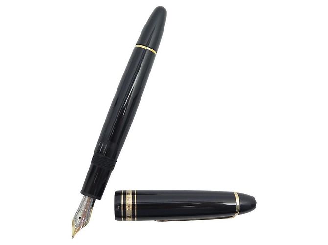 FOUNTAIN PEN MONTBLANC MEISTERSTUCK LEGRAND WITH PISTON RESIN FOUNTAIN PEN Black