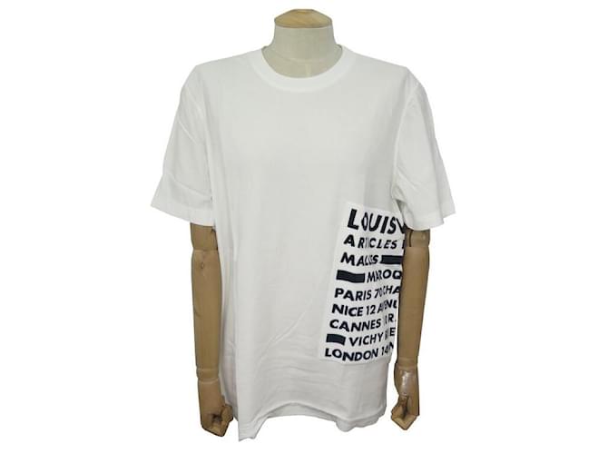 Louis Vuitton 2023 Graphic Print T-Shirt - White T-Shirts