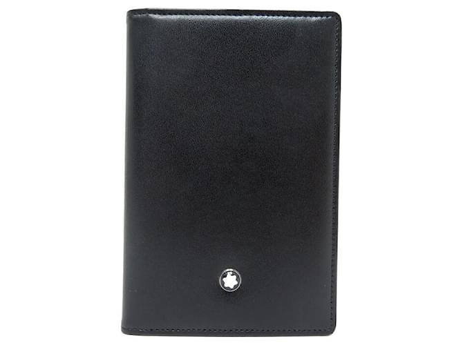 NEW MONTBLANC CARD HOLDER 14108 BLACK LEATHER NEW LEATHER CARD HOLDER  ref.765061