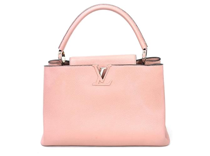 Louis Vuitton Capucines Pink Leather ref.765458 - Joli Closet