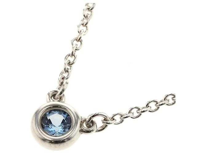 Tiffany & Co. Color by the Yard Aquamarine Pendant Necklace