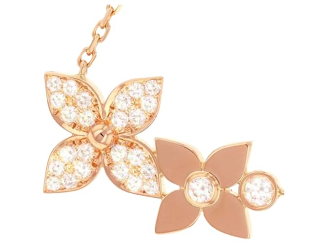 Louis Vuitton Pink Star Blossom Necklace Metal ref.766273 - Joli