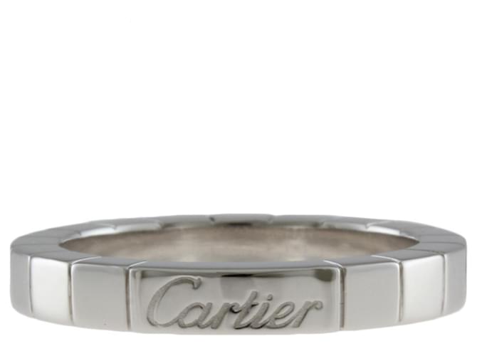 Cartier Lanière Prata Ouro branco  ref.766314