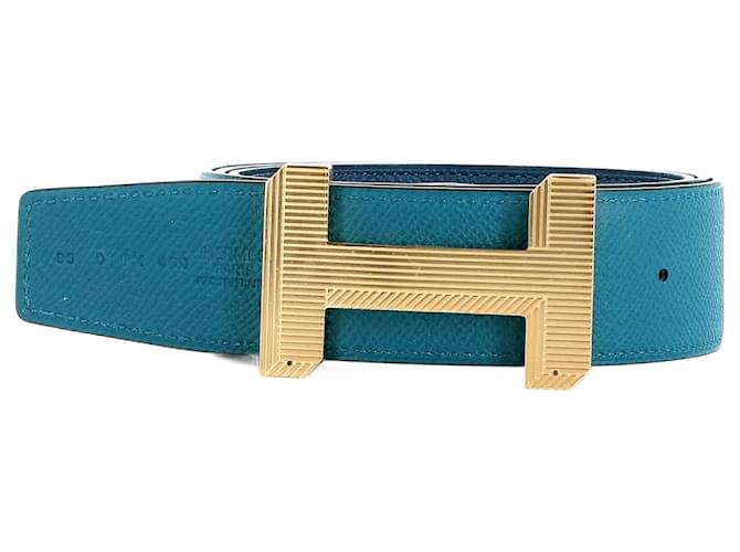 Hermès Hermes Blue Leather  ref.766667