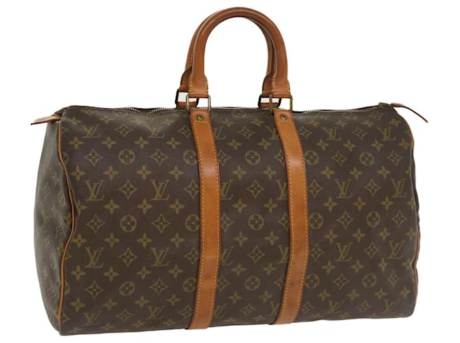 Louis Vuitton Keepall 45 Brown Cloth  ref.766798