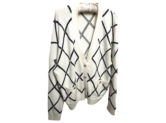 Maje Cardigan current collection Eggshell Wool  ref.766811