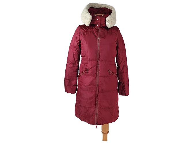 Coach Pufferjacke Burgund Bordeaux