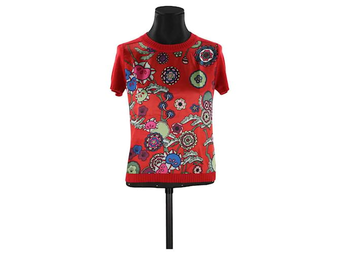 Top-Kenzo 36 Rot Wolle  ref.767013