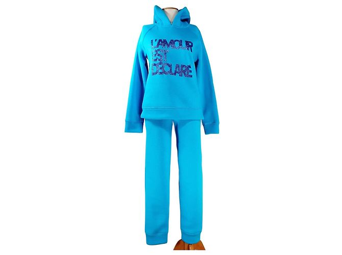 Conjunto deportivo azul Zadig & Voltaire con sudadera y pantalón
