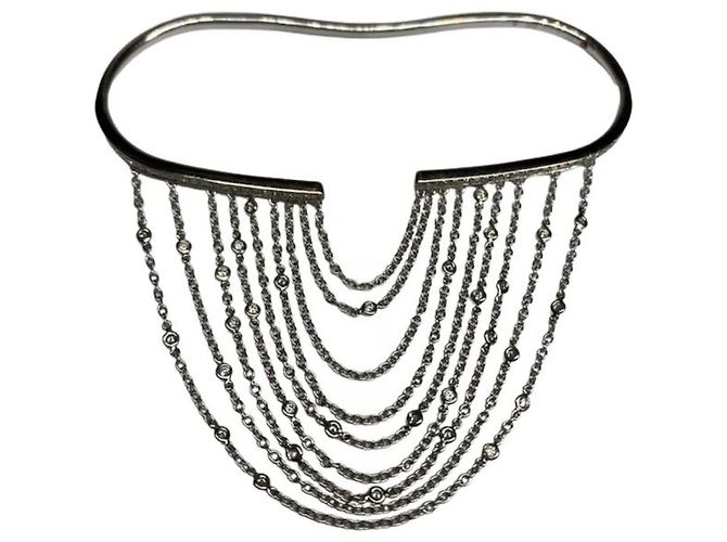 Autre Marque Bracciale da palmo Gaydamak in oro bianco e diamanti Argento