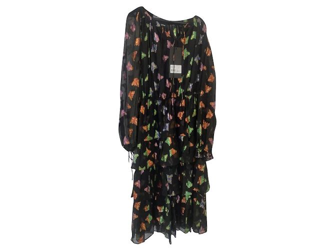 Abito The Kooples con fantasia farfalla Multicolore