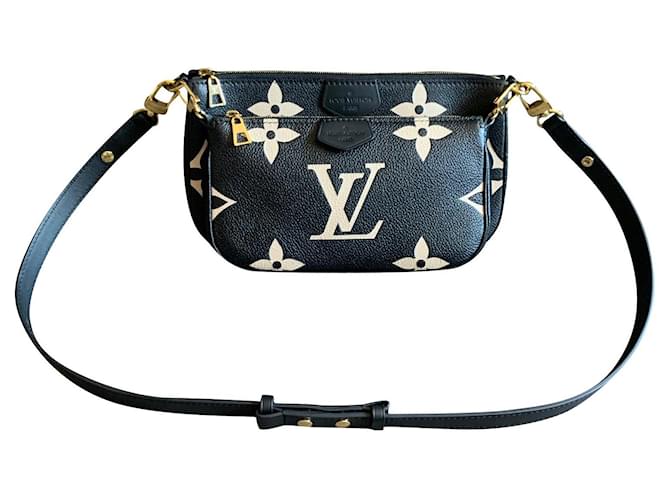 Louis Vuitton Multi Pochette Empreinte Leather Shoulder Bag