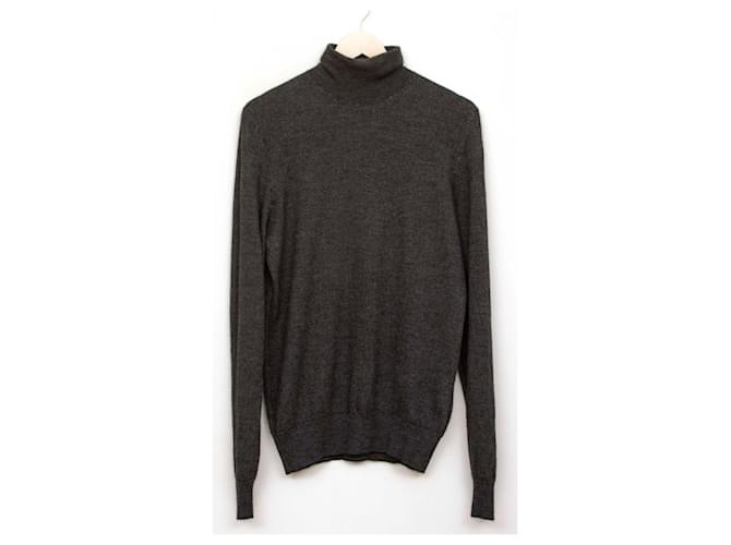Gucci Sweaters Grey Silk Wool  ref.767339