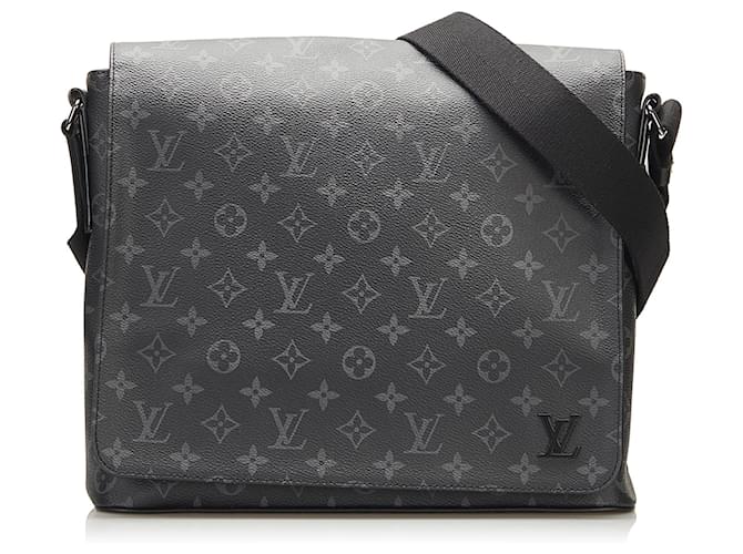 Louis Vuitton, Bags, Louis Vuitton Monogram Eclipse Canvas District Mm Messenger  Bag