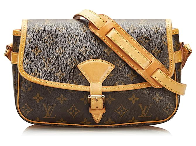 LOUIS VUITTON Sologne Monogram Canvas Shoulder Crossbody Bag Brown-US