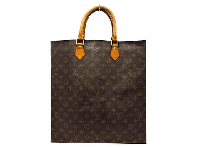 Louis Vuitton Sac plat Brown Cloth  ref.767811