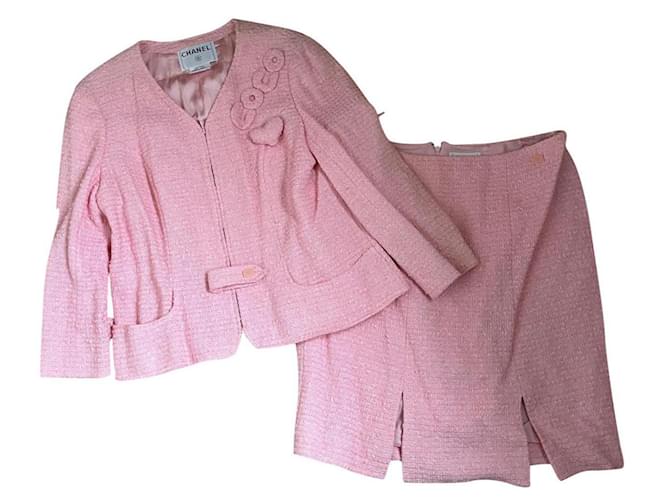 Chanel die Röcke Pink Baumwolle  ref.767826