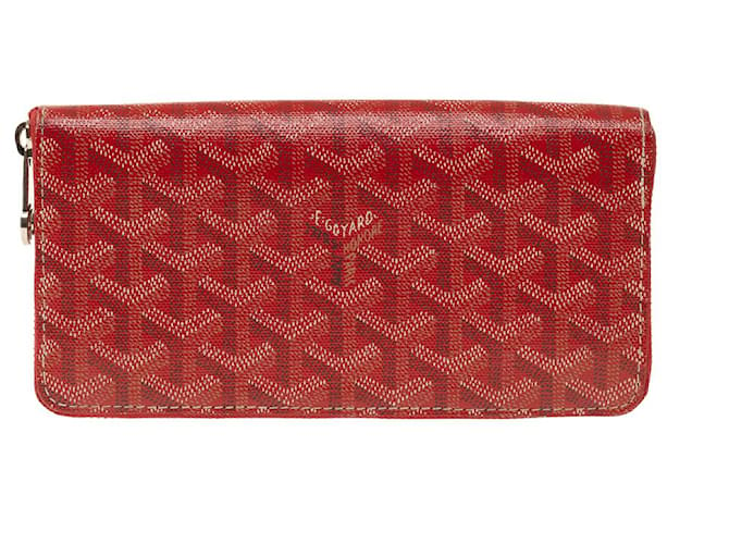 Goyard Long Wallet Red woman