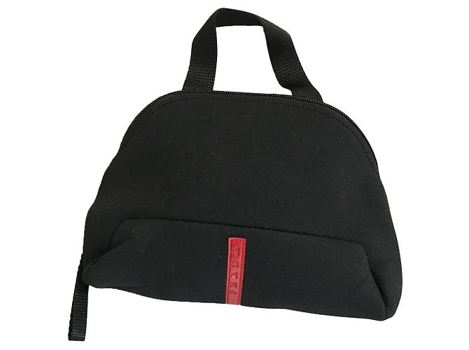 Pochette Prada Nera Stile Neoprene Nero