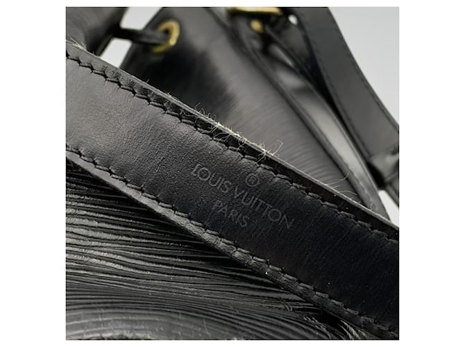 Louis Vuitton Vintage Black Epi Bucket Petite Bag